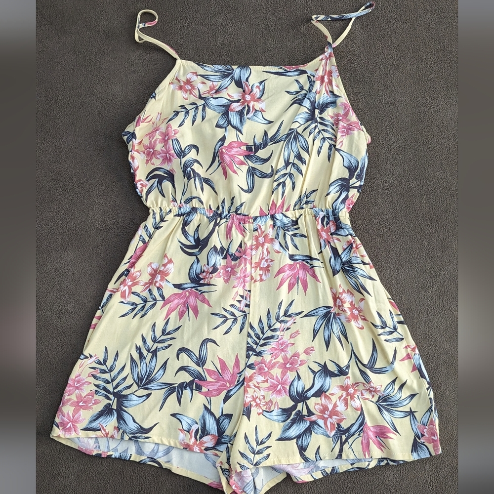 H&M floral romper new with tags